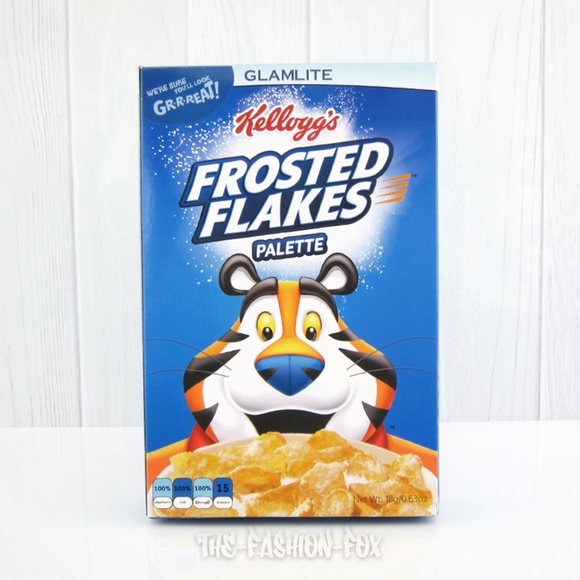 Kellogg's Frosted Flakes x Glamlite Cosmetics Eyeshadow Palette 15 Shades NEW! - Picture 5 of 15
